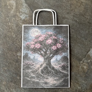 Ajándéktasak - Gótikus sivatagi rózsa, Otthon & Életmód, Papír, írószer, Ajándékozás kellékei, Ajándékzsák, csomagolás, Fotó, grafika, rajz, illusztráció, MESKA