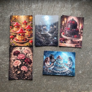 5 db képeslap � szabadon választható, kedvezményes csomag - otthon & életmód - papír, írószer - ajándékozás kellékei - képeslap, üdvözlőlap - Meska.hu