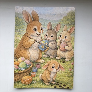 Képeslap - vicces húsvéti nyuszi család, Otthon & Életmód, Papír, írószer, Ajándékozás kellékei, Képeslap, üdvözlőlap, Fotó, grafika, rajz, illusztráció, Egyedi képeslap digitális rajz alapján készült grafikával, kis szériás nyomtatásban.
Szép kiegészít..., MESKA