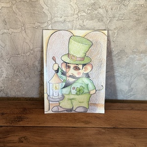 Képeslap - Szent Patrik - Meska.hu