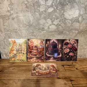 5 db képeslap � szabadon választható, kedvezményes csomag - otthon & életmód - papír, írószer - ajándékozás kellékei - képeslap, üdvözlőlap - Meska.hu