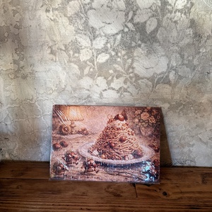 Hűtőmágnes puzzle - Menekülő gesztenyék, Otthon & Életmód, Konyhafelszerelés, tálalás, Konyhai dekoráció, Hűtőmágnes, Fotó, grafika, rajz, illusztráció, MESKA