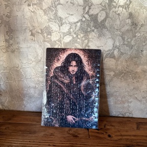 Hűtőmágnes puzzle - Varázsló kígyóval, Otthon & Életmód, Konyhafelszerelés, tálalás, Konyhai dekoráció, Hűtőmágnes, Fotó, grafika, rajz, illusztráció, MESKA