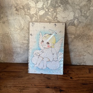 Hűtőmágnes puzzle - Angyalka, Otthon & Életmód, Konyhafelszerelés, tálalás, Konyhai dekoráció, Hűtőmágnes, Fotó, grafika, rajz, illusztráció, MESKA