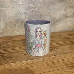 Lila hajú entlány bögre, Otthon & Életmód, Konyhafelszerelés, tálalás, Tálalás, Bögre & Csésze, Fotó, grafika, rajz, illusztráció, MESKA