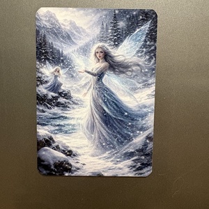 Hűtőmágnes - Jégtündér, Otthon & Életmód, Konyhafelszerelés, tálalás, Konyhai dekoráció, Hűtőmágnes, Fotó, grafika, rajz, illusztráció, MESKA