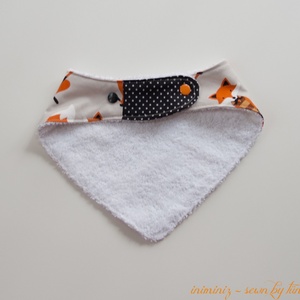 Rókás előke, nyálkendő, partedli -  - Meska.hu