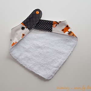 Rókás előke, nyálkendő, partedli -  - Meska.hu