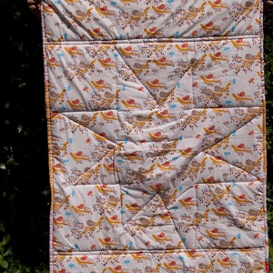 Wonky Star patchwork babatakaró, patchwork takaró -  - Meska.hu