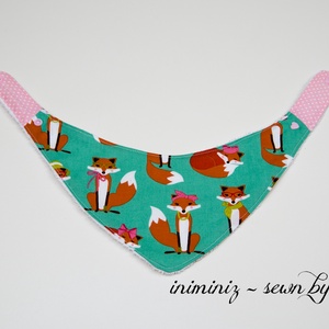 Lányos rókás előke, nyálkendő, partedli 2. -  - Meska.hu