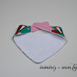 Lányos rókás előke, nyálkendő, partedli 2. -  - Meska.hu