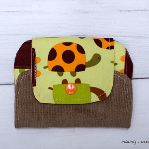 Teknősbékás pénztárca, tárca, gyerekpénztárca pénztárca fiúknak - Meska.hu