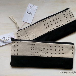 Modern mintás tolltartó -  - Meska.hu