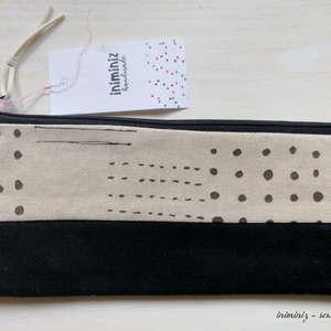 Modern mintás tolltartó - Meska.hu