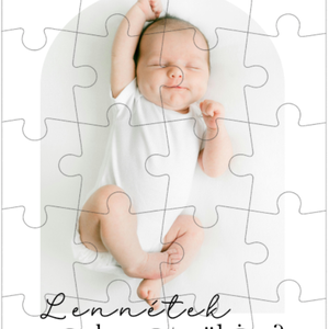 Keresztszülő felkérő ajándék � egyedi puzzle - baba - mama - keresztelő kellékek - keresztszülő felkérő - Meska.hu