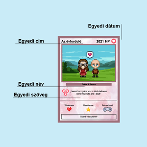 Egyedi pixel ajándékkártya - művészet - grafika & illusztráció - digitális - Meska.hu