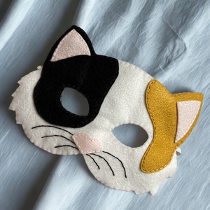 Cica macska farsangi filc maszk, Ruha & Divat, Maszk, Arcmaszk, Gyerek, Varrás, MESKA