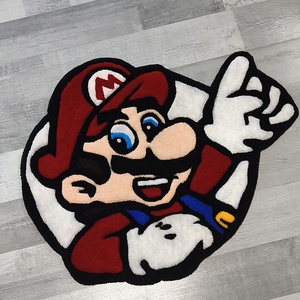 Super Mario stílusú tufting szőnyeg , Otthon & Életmód, Lakástextil, Szőnyeg, Más típusú szőnyeg, Varrás, MESKA