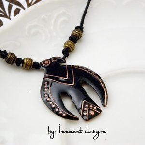 Foglalva Szabadi Tibor részére! Turulmadár - szkíta sólyom - tűzzománc ékszer  -  - Meska.hu