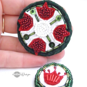 Kokárda szett - ékszer - kitűző és bross - Meska.hu