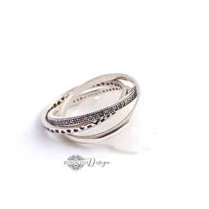 Ezüst hármasgyűrű - trinity - 58-59-es méret, Ékszer, Gyűrű, Kerek gyűrű, Ötvös, MESKA