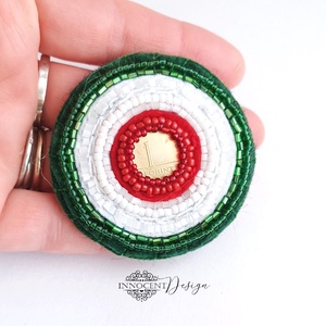 Kokárda - Egy forint a világ  - ékszer - kitűző és bross - kitűző - Meska.hu