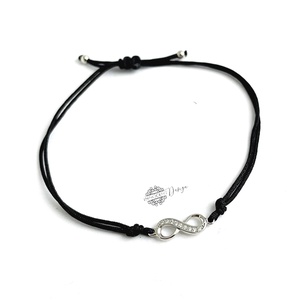 A végtelenbe és tovább - ezüst karkötő zsinóron - ékszer - nyaklánc - medálos nyaklánc - Meska.hu