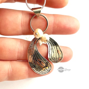 Fine nature - Fagyöngy - alpakka nyaklánc  - ékszer - nyaklánc - hosszú nyaklánc - Meska.hu Fine nature - Fagyöngy - alpakka nyaklánc  - ékszer - nyaklánc - hosszú nyaklánc - Meska.hu