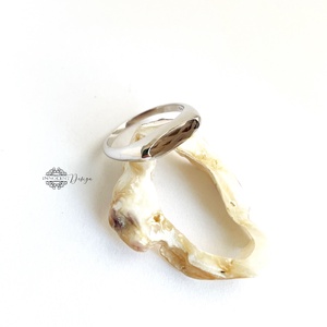 Ezüst gyűrű füstkvarc kővel  55-ös méret - ékszer - gyűrű - statement gyűrű - Meska.hu