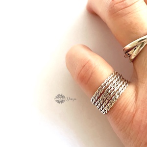 Rakásolható ezüst gyűrűk Tímeának - ékszer - gyűrű - kerek gyűrű - Meska.hu