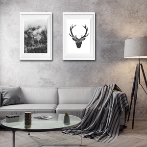 Minimalista Fenyőerdő Tájkép Szett, Ködös Fenyőerdő Fénykép, Nyomtatható Skandináv Természetkép, DIGITÁLIS VÁLTOZAT - Meska.hu