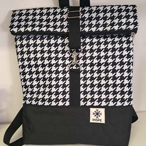 Heléna, Táska & Tok, Hátizsák, Roll top hátizsák, Varrás, Újrahasznosított alapanyagból készült termékek, MESKA