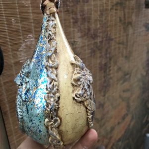 csepp forma karácsonyfadísz angyalkás - karácsony - karácsonyi lakásdekoráció - karácsonyfadíszek - Meska.hu