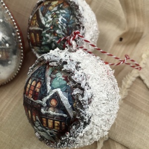 5db-os karácsonyfadísz - karácsony - karácsonyi lakásdekoráció - karácsonyfadíszek - Meska.hu