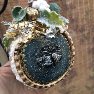 hóemberes karácsonyfadísz  -  - Meska.hu