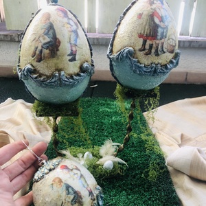 húsvéti asztaldísz , Ünnepi díszek, dekorációk, Húsvéti díszek és dekorációk, Húsvéti asztaldíszek, Mindenmás, MESKA