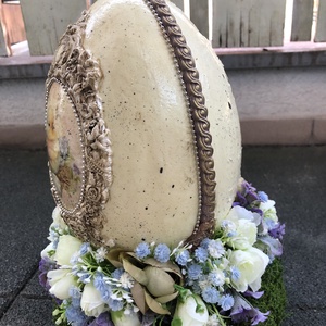  húsvéti tojás asztaldísz  - ünnepi díszek, dekorációk - húsvéti díszek és dekorációk - húsvéti tojás, hímestojás - Meska.hu