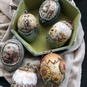 húsvéti tojás, Ünnepi díszek, dekorációk, Húsvéti díszek és dekorációk, Húsvéti tojás, hímestojás, , MESKA