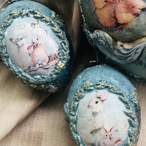 húsvéti tojás - ünnepi díszek, dekorációk - húsvéti díszek és dekorációk - húsvéti tojás, hímestojás - Meska.hu