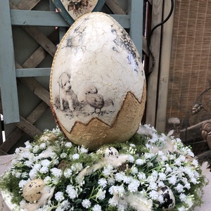 nagy húsvéti asztaldísz, Ünnepi díszek, dekorációk, Húsvéti díszek és dekorációk, Húsvéti asztaldíszek, , MESKA