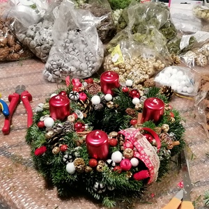 Adventi koszorú készítő workshop-virágkötővel Nov.21 - diy (csináld magad) - workshop & tanfolyam - Meska.hu