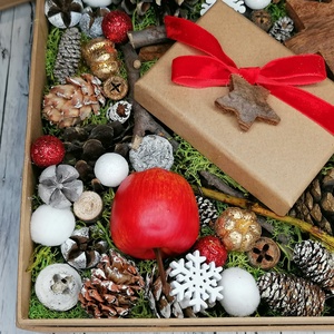 Karácsony Doboz 19 cm - karácsony - adventi díszek - adventi koszorú - Meska.hu Karácsony Doboz 19 cm - karácsony - adventi díszek - adventi koszorú - Meska.hu