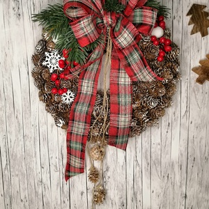 Vörösfenyő koszorú 25 cm - karácsony - adventi díszek - adventi gyertyadíszek és koszorúdíszek - Meska.hu Vörösfenyő koszorú 25 cm - karácsony - adventi díszek - adventi gyertyadíszek és koszorúdíszek - Meska.hu