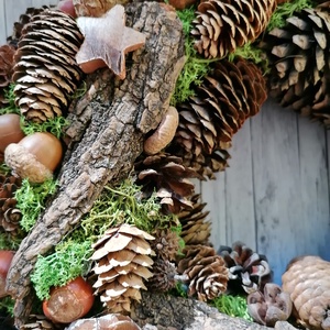 Erdei séta koszorú 33 cm Őszi-Téli - karácsony - adventi díszek - adventi gyertyadíszek és koszorúdíszek - Meska.hu Erdei séta koszorú 33 cm Őszi-Téli - karácsony - adventi díszek - adventi gyertyadíszek és koszorúdíszek - Meska.hu