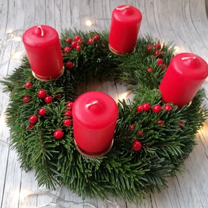 Kiscukiadventi koszorú - Meska.hu