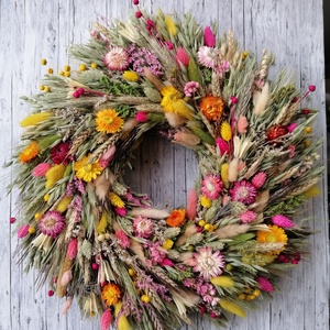 Vadvirágos mező , Otthon & Életmód, Dekoráció, Ajtó- és ablak dekoráció, Ajtódísz & Kopogtató, Virágkötés, MESKA