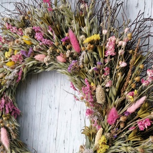 Nagy méretű vadvirágos koszorú -  - Meska.hu
