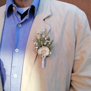 Vőlegény kitűző-esküvői dekorációk, Esküvő, Kiegészítők, Kitűző, Virágkötés, MESKA