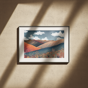 Séta január elsején print  - művészet - grafika & illusztráció - művészi nyomat - Meska.hu