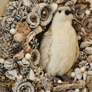 Nagyméretű pingvines kopogtató - otthon & életmód - dekoráció - ajtó- és ablak dekoráció - ajtódísz & kopogtató - Meska.hu